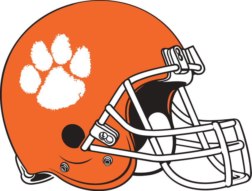 Clemson Tigers 1976 Helmet Logo vinyl decal